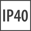 Степень пылевлагозащиты светильника IP40